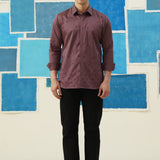Ember Blossom – Giza Cotton Embroidered Shirt