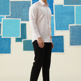 Tiger's Roar – Hand-Painted Giza Cotton Shirt