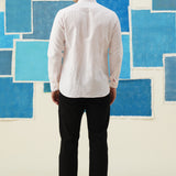 Tiger's Roar – Hand-Painted Giza Cotton Shirt