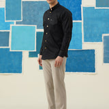Explorer Chain - Black Giza Cotton Hunting Shirt