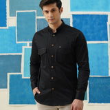 Explorer Chain - Black Giza Cotton Hunting Shirt
