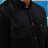 Explorer Chain - Black Giza Cotton Hunting Shirt