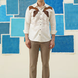Galloping Grace – Giza Cotton Shirt with Horse Embroidery