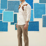 Galloping Grace – Giza Cotton Shirt with Horse Embroidery