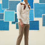 Galloping Grace – Giza Cotton Shirt with Horse Embroidery