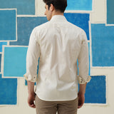 Galloping Grace – Giza Cotton Shirt with Horse Embroidery