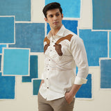 Galloping Grace – Giza Cotton Shirt with Horse Embroidery