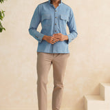VASNAM DENIM HUNTING DESIGNER SHIRT