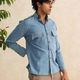VASNAM DENIM HUNTING DESIGNER SHIRT