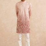 Gulnaar Ombre – Hand-Embroidered kurta