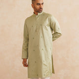 Harit Vastra – Hand-Embroidered Kurta