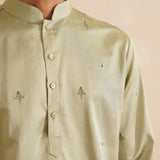 Harit Vastra – Hand-Embroidered Kurta