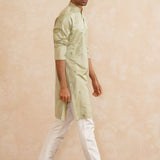 Harit Vastra – Hand-Embroidered Kurta