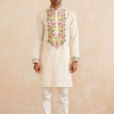 Phoolwari – Hand-Embroidered Kurta