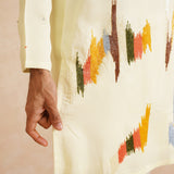 Rangrekha – Abstract Embroidered Kurta
