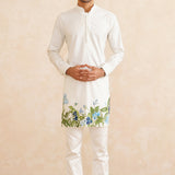 Floralis – Hand-Painted Silk Kurta