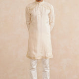 Shivranjan – Hand-Embroidered Pure Silk Kurta