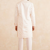 Vasantika – Hand-Embroidered Pure Silk Kurta