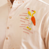 Vasantika – Hand-Embroidered Pure Silk Kurta