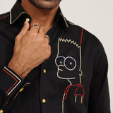 BART SIMPSON EMBROIDERY SHIRT