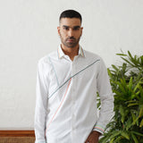 WHITE EMBROIDERY SHIRT