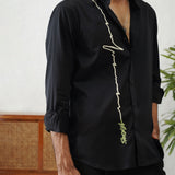 PLUSE EMBROIDERY SHIRT