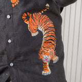 Tiger hand painted shirt