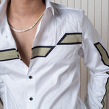 white congo matix shirt