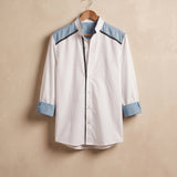 Denim Accent Shirt