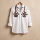 Dori Embroidered White Shirt