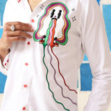 Pop Art Pulse EmbroPrint Fusion