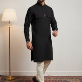 Kyoto Noir Mesh Kurta