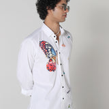 Butterfly digital print shirt