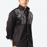 Black Noir Linework Shirt