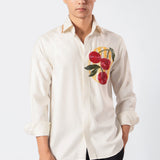 Cherry Bloom Ivory Shirt