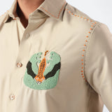 Tiger Bullion Knot Shirt