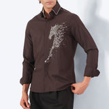 Dark Horse Embroidered Shirt