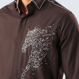 Dark Horse Embroidered Shirt