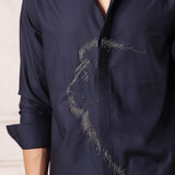 Shadow Lion Pearl Detail Shirt