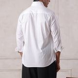 White Rose Embroidered Shirt