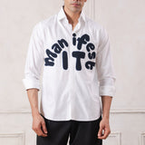 Manifesto Embroidered Shirt