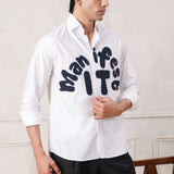 Manifesto Embroidered Shirt