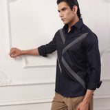 Black Tie Pearl Shirt