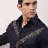 Black Tie Pearl Shirt