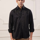 Tone on Tone Embroidery Shirt