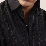 Noir Cascade Designer Shirt