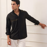 Gold Chevron Detailing Shirt