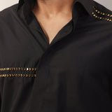Gold Chevron Detailing Shirt