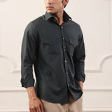 Midnight Utility Patch Pocket Shirt