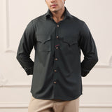 Midnight Utility Patch Pocket Shirt